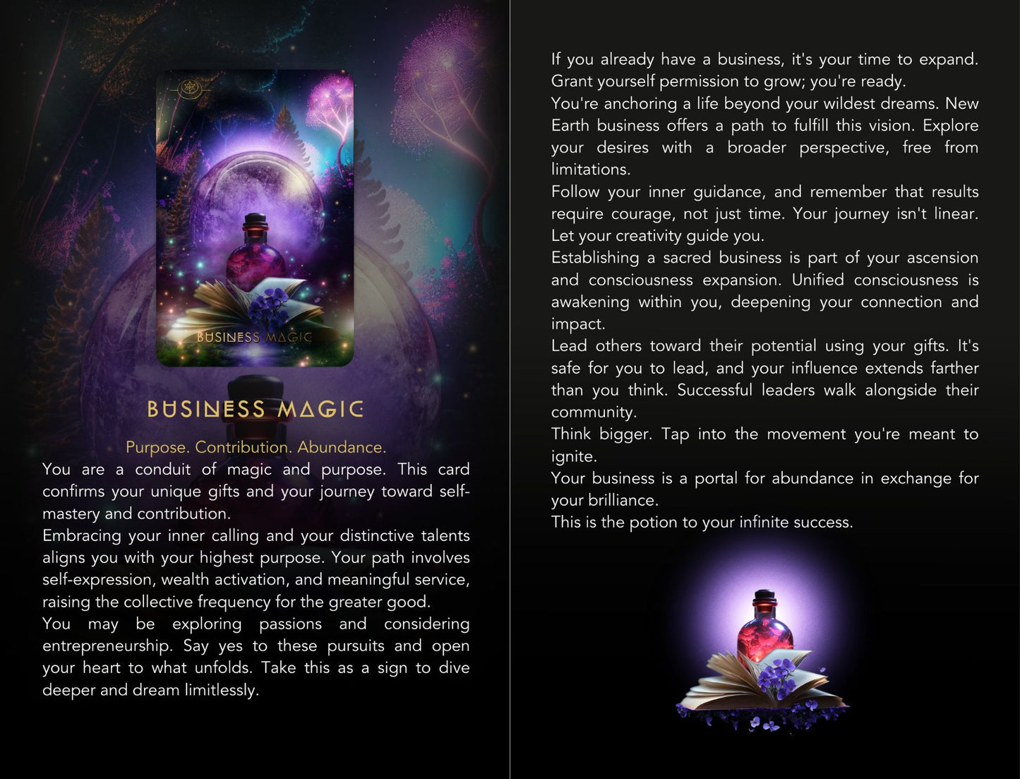 Creatrix Awakened Oracle Deck - Business magic Quotes