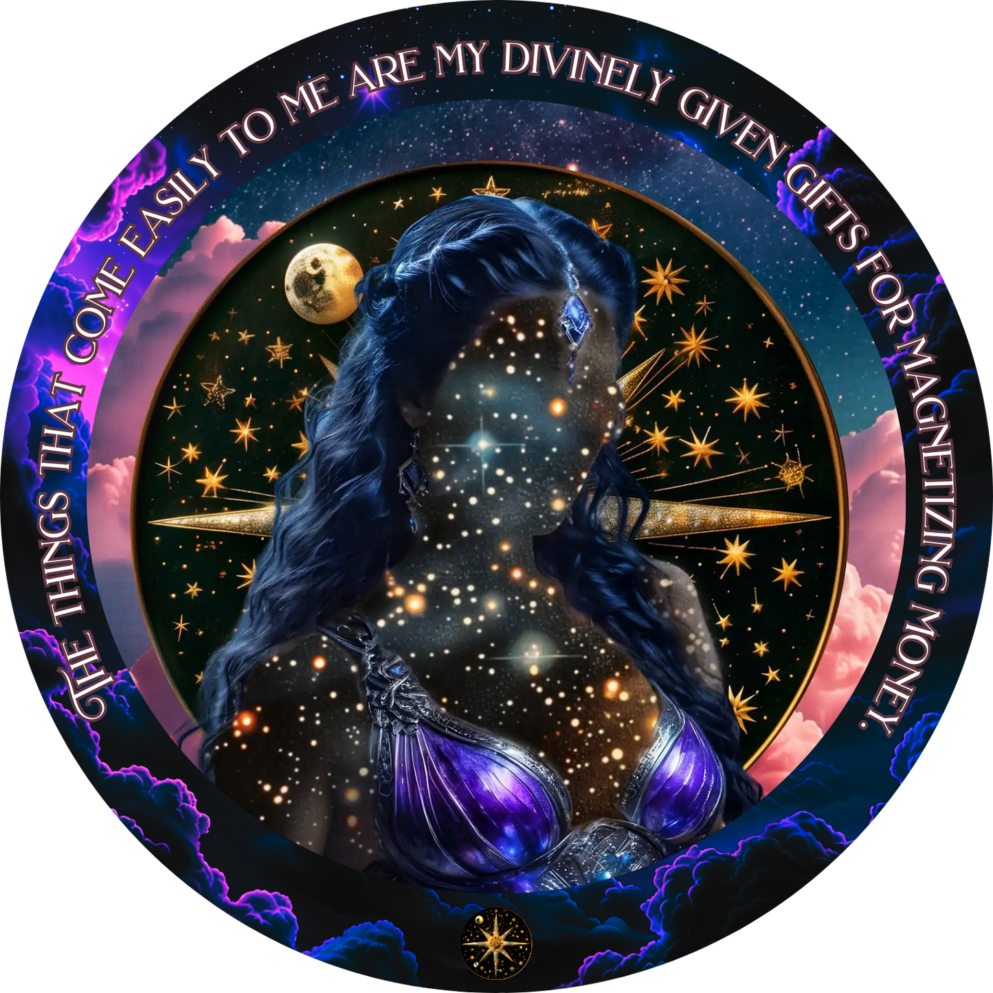 Cosmic Wealth Codes Affirmation Deck: Timeless Affirmations to Activate and Amplify Abundance (55 Full-Color Cards)