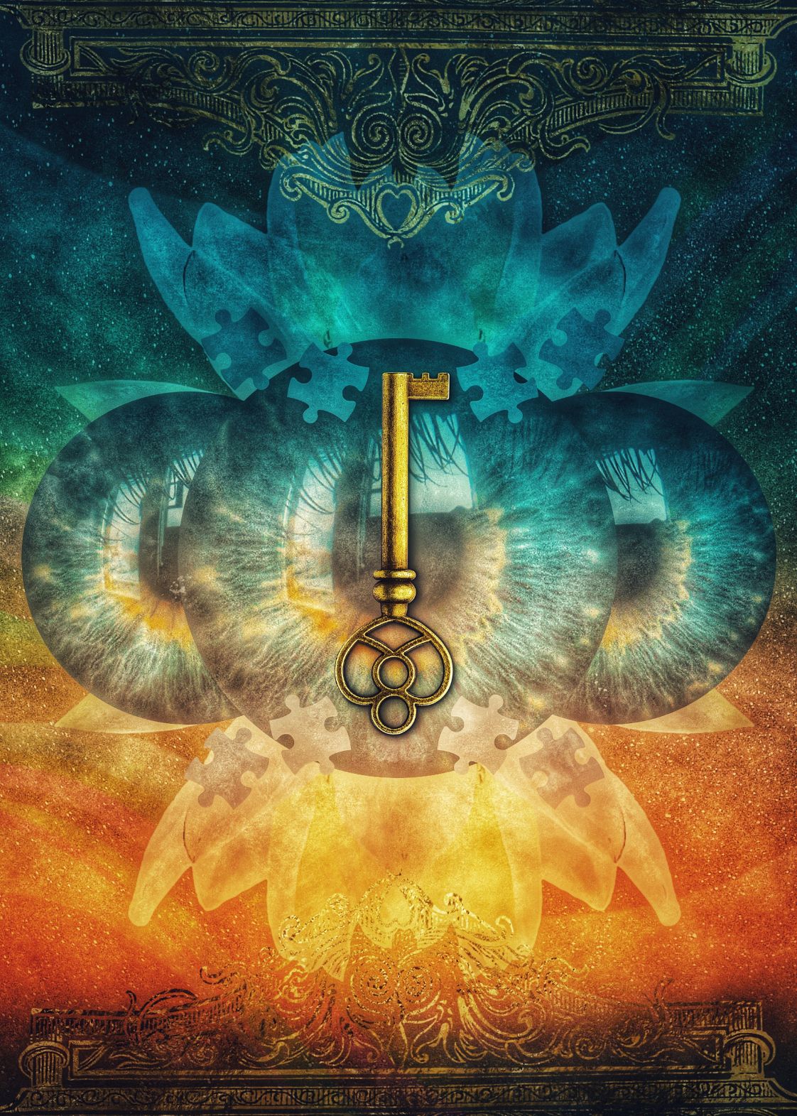 Mystic's Imaginarium Oracle Deck - BACK Mystic SImaginarium